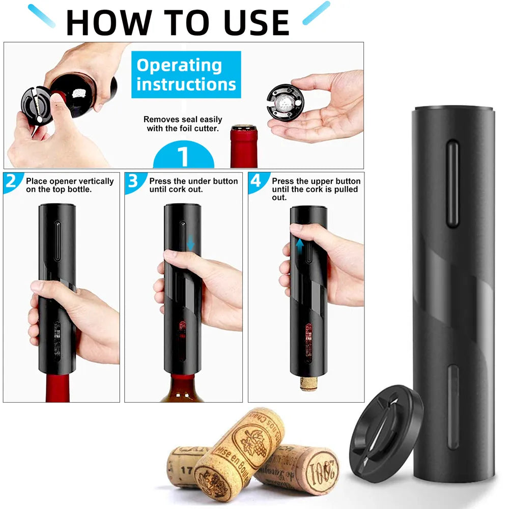 Multifunctional Electric Wine Opener